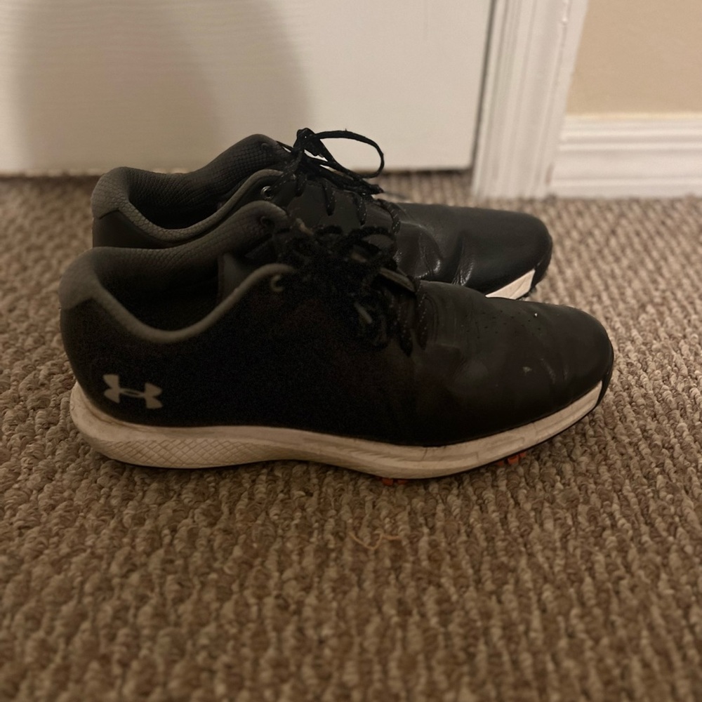 Under Armour Charged Drawback Black Golf Shoe
